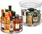 Sorbus Lazy Susan Organizer Set - for Fridge, Pantry, Cabinet, Table, Makeup, Set Includes 1 Tall Lazy Susan, 1 Two Tier